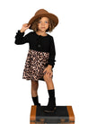 GIRLS - Wild and Cute Leopard Dress - Hannah Rose Vintage Boutique