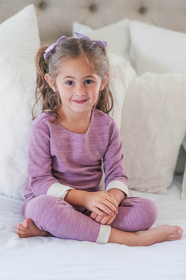 Long Sleeve Pajama in Dusty Lavender - 