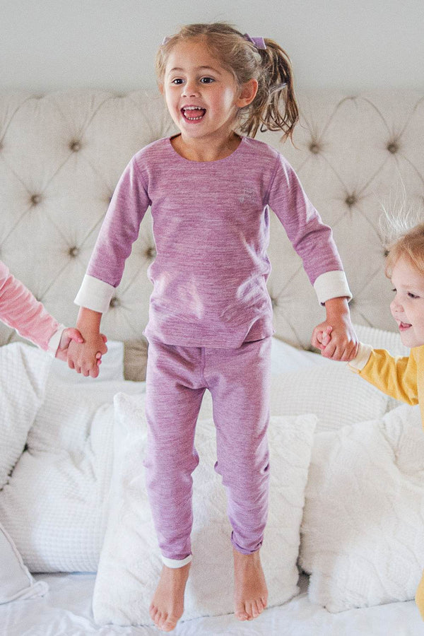 Long Sleeve Pajama in Dusty Lavender - 