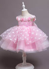 Pink Dot Birthday Party Special Occasion Dress - 