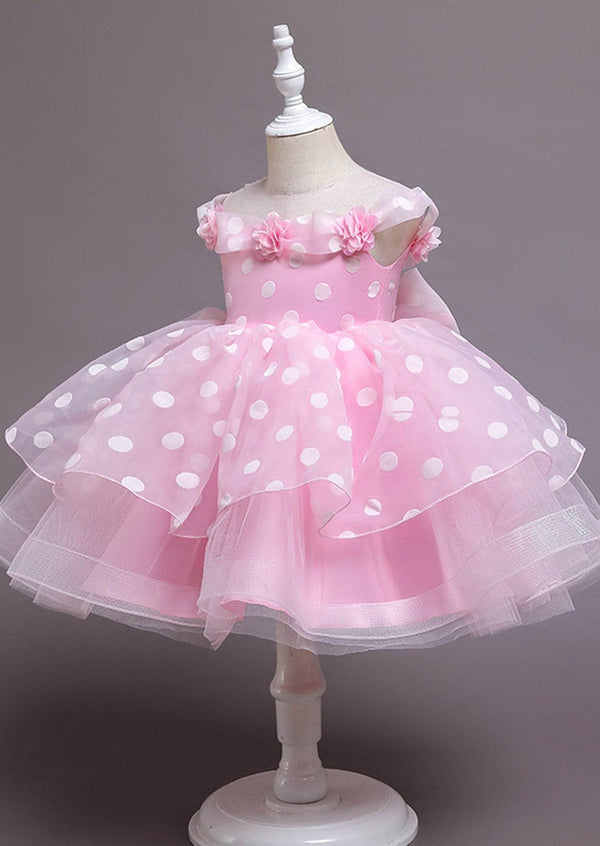 Pink Dot Birthday Party Special Occasion Dress - 