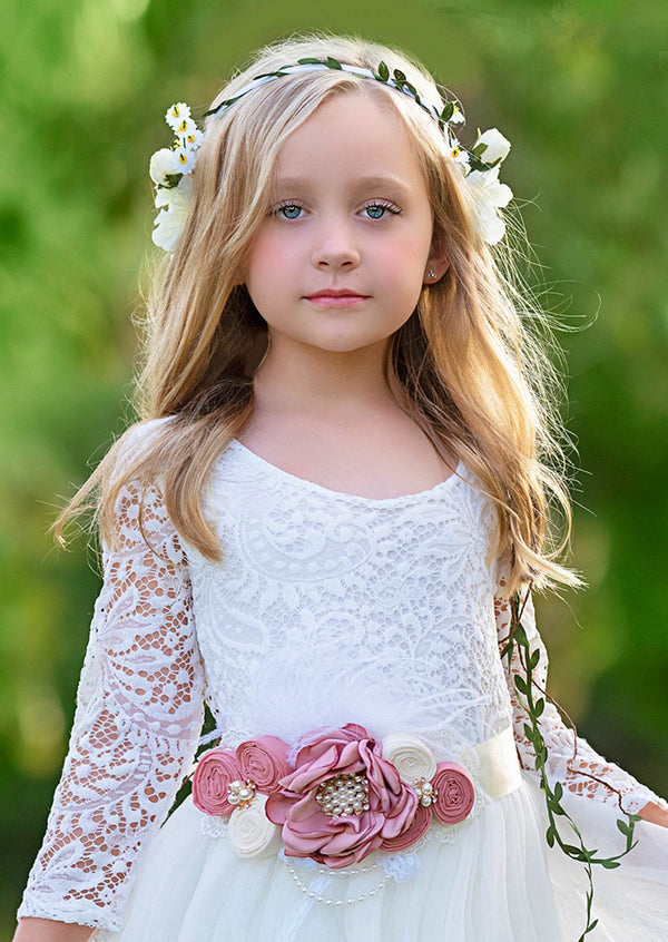 Trailing Flower Vine Headband - 