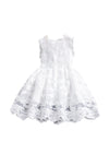 GIRLS WHITE LACE DRESS - Hannah Rose Vintage Boutique