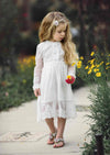Wisteria White Lace Dress - 